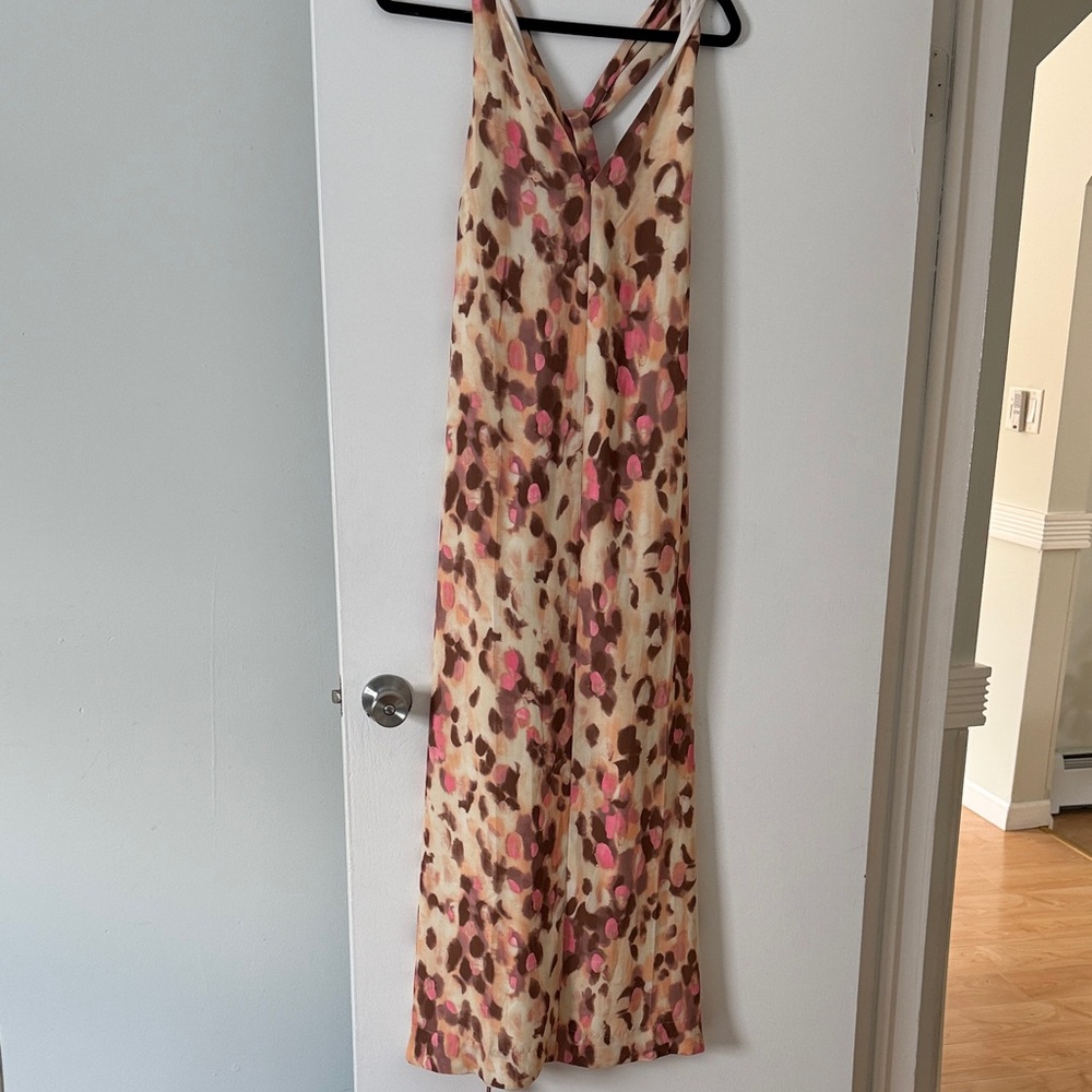 NWT Multicolor Sleeveless Maxi Dress
